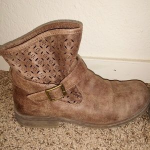 Brown ankle boots